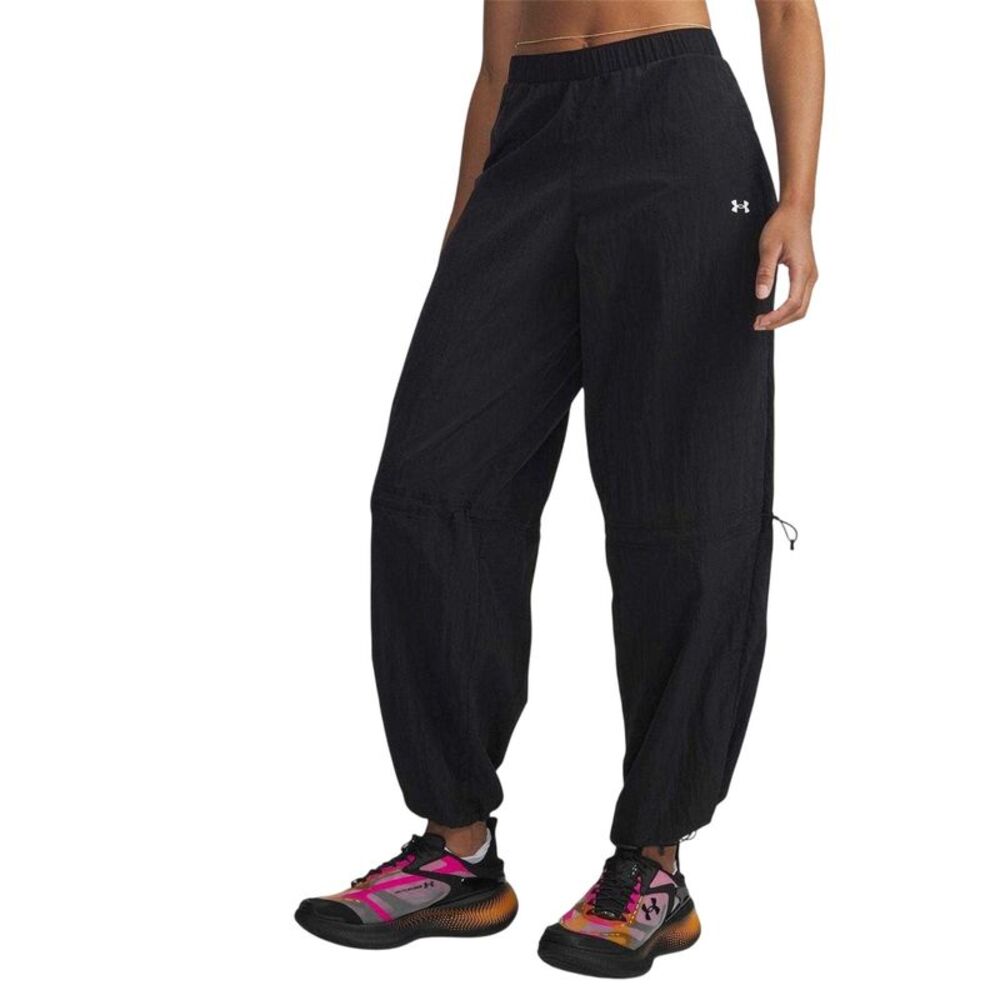 Under Armour Womens/Ladies Rival Woven Pants / Black/White